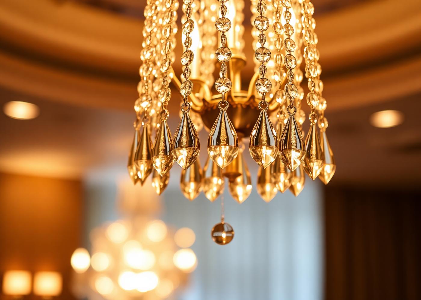 Kryształowy żyrandol